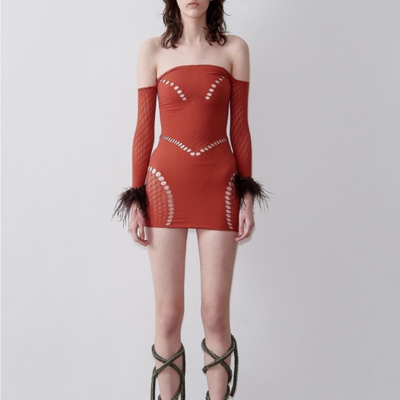 POSTER GIRL Dresses & Skirts - POSTER GIRL Red Strapless Bodycon Dress